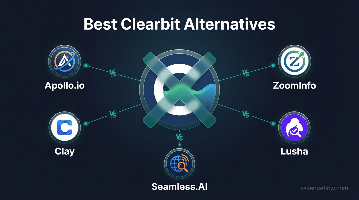 Best Clearbit Alternatives in 2026 | RevenueFlow