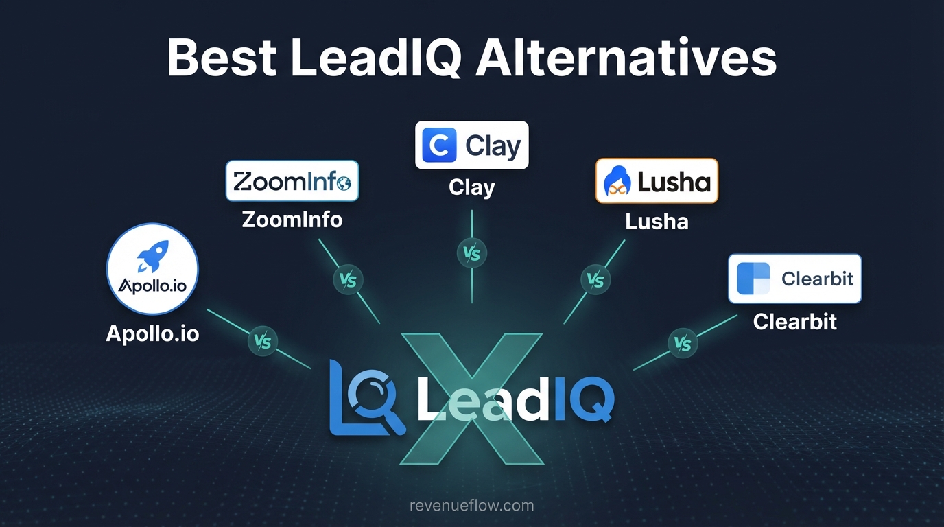Best LeadIQ Alternatives in 2026 | RevenueFlow