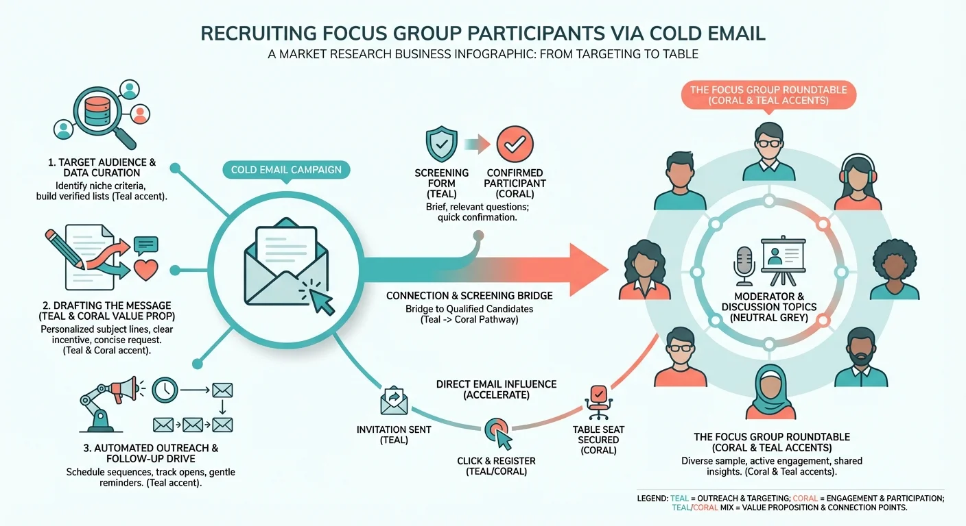 Cold Email for Focus Groups: Complete Strategy Guide | RevenueFlow